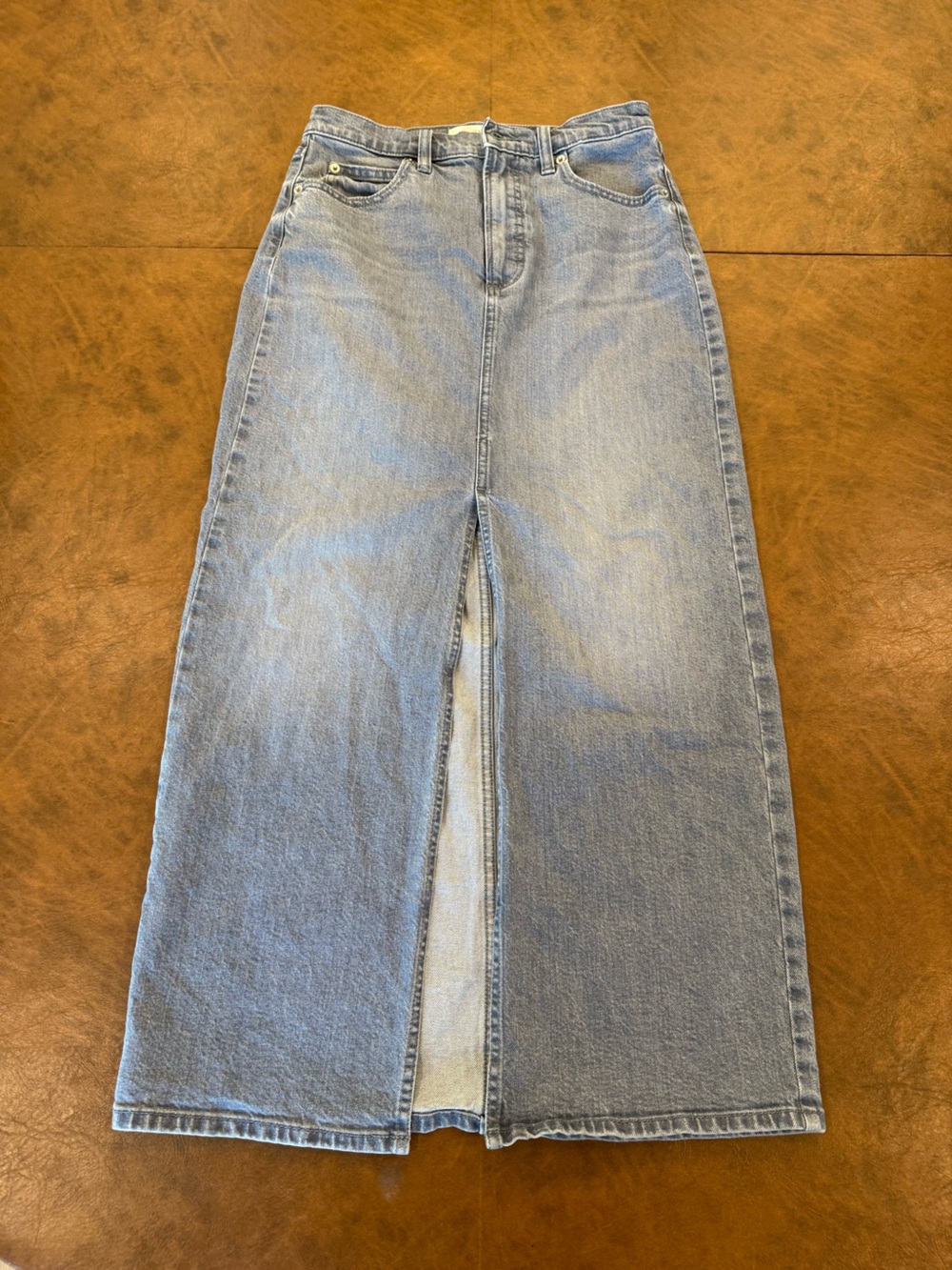 Universal Threads Light Blue Straight Maxi Jean Denim Skirt - Women’s Size 6